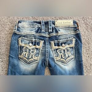 Rock Revival Nadine Boot Denim‎ Jeans Womens Size 26